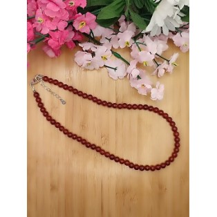 Carnelian Necklace - 6mm